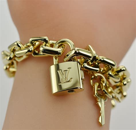 louis vuitton 18k gold bracelet|Louis Vuitton gold bracelet men.